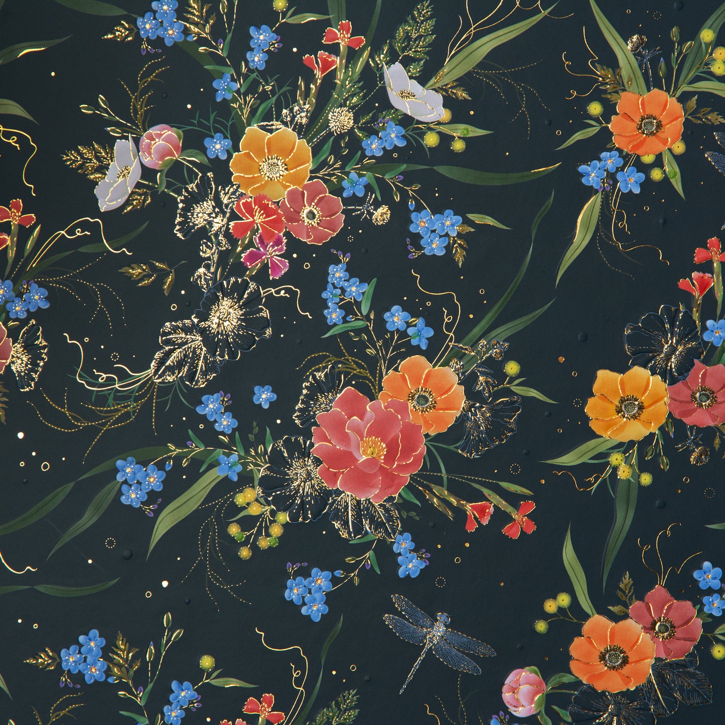 Verano Dark A4 Evrak Klasörü – Gold Yaldızlı Turnowsky Tasarım, 8cm Geniş, Halka Mekanizmalı