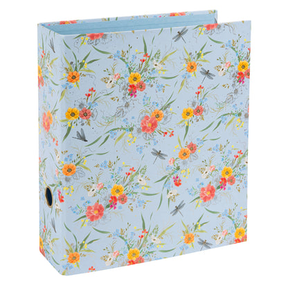 Verano Light A4 Evrak Klasörü – Gold Yaldızlı Turnowsky Tasarım, 8cm Geniş, Halka Mekanizmalı