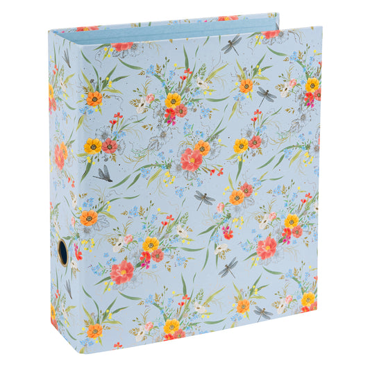 Verano Light A4 Evrak Klasörü – Gold Yaldızlı Turnowsky Tasarım, 8cm Geniş, Halka Mekanizmalı