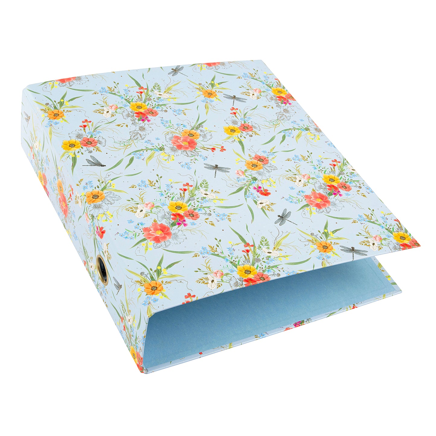 Verano Light A4 Evrak Klasörü – Gold Yaldızlı Turnowsky Tasarım, 8cm Geniş, Halka Mekanizmalı