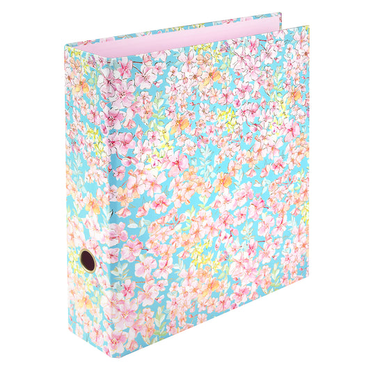 Forever Spring A4 Evrak Klasörü – Gold Yaldızlı, 8cm Geniş, Halka Mekanizmalı