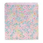 Forever Spring Çiçekli A4 Klasör - 8 cm | Halka Mekanizmalı | Gold Yaldızlı