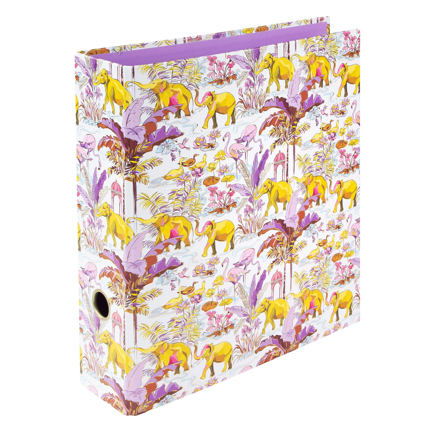 Insignia Light A4 Evrak Klasörü – Gold Yaldızlı, 8cm Geniş, Halka Mekanizmalı