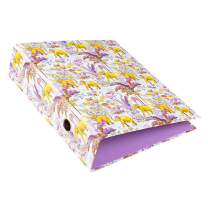 Insignia Light A4 Evrak Klasörü – Gold Yaldızlı, 8cm Geniş, Halka Mekanizmalı