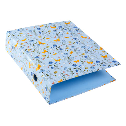 Secret Garden A4 Evrak Klasörü – Gold Yaldızlı, 8cm Geniş, Halka Mekanizmalı