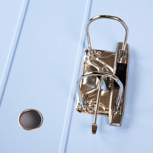 Secret Garden A4 Evrak Klasörü – Gold Yaldızlı, 8cm Geniş, Halka Mekanizmalı