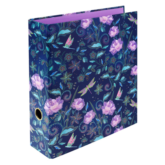 Nature’s Melody Çiçek Desenli A4 Klasör – Evrak ve Belge Düzenleyici