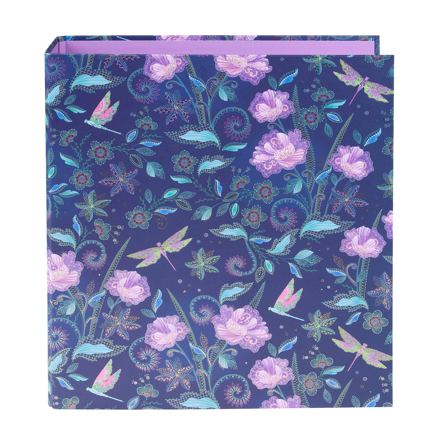 Nature’s Melody Çiçek Desenli A4 Klasör – Evrak ve Belge Düzenleyici
