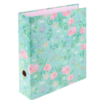 Nature’s Melody Çiçek Desenli A4 Klasör – Evrak ve Belge Düzenleyici