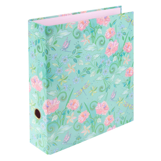 Nature’s Melody Çiçek Desenli A4 Klasör – Evrak ve Belge Düzenleyici