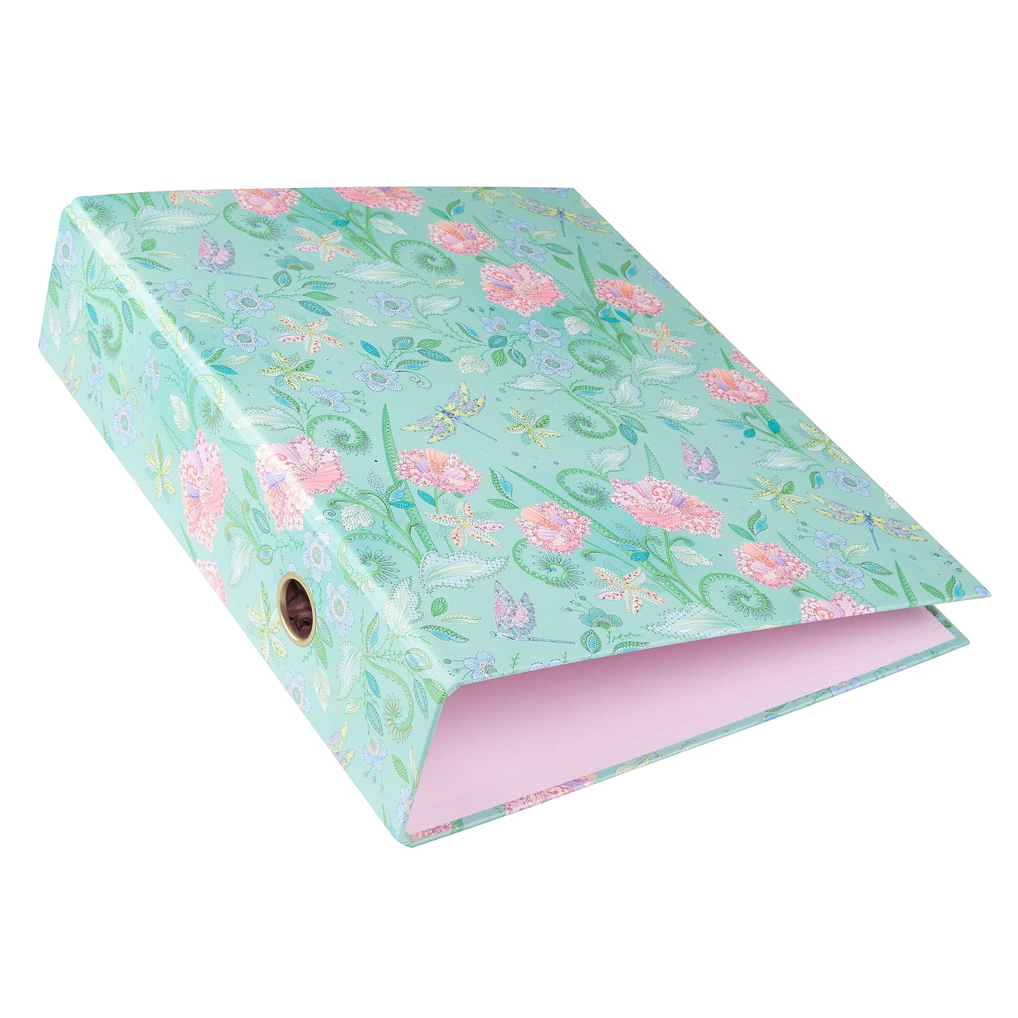 Nature’s Melody Çiçek Desenli A4 Klasör – Evrak ve Belge Düzenleyici