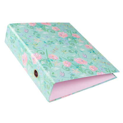 Nature’s Melody Çiçek Desenli A4 Klasör – Evrak ve Belge Düzenleyici