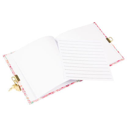 Love & Happiness Günlük | 16,5 × 16,5 cm | 96 Sayfa | Kilitli Kabartmalı Kapak