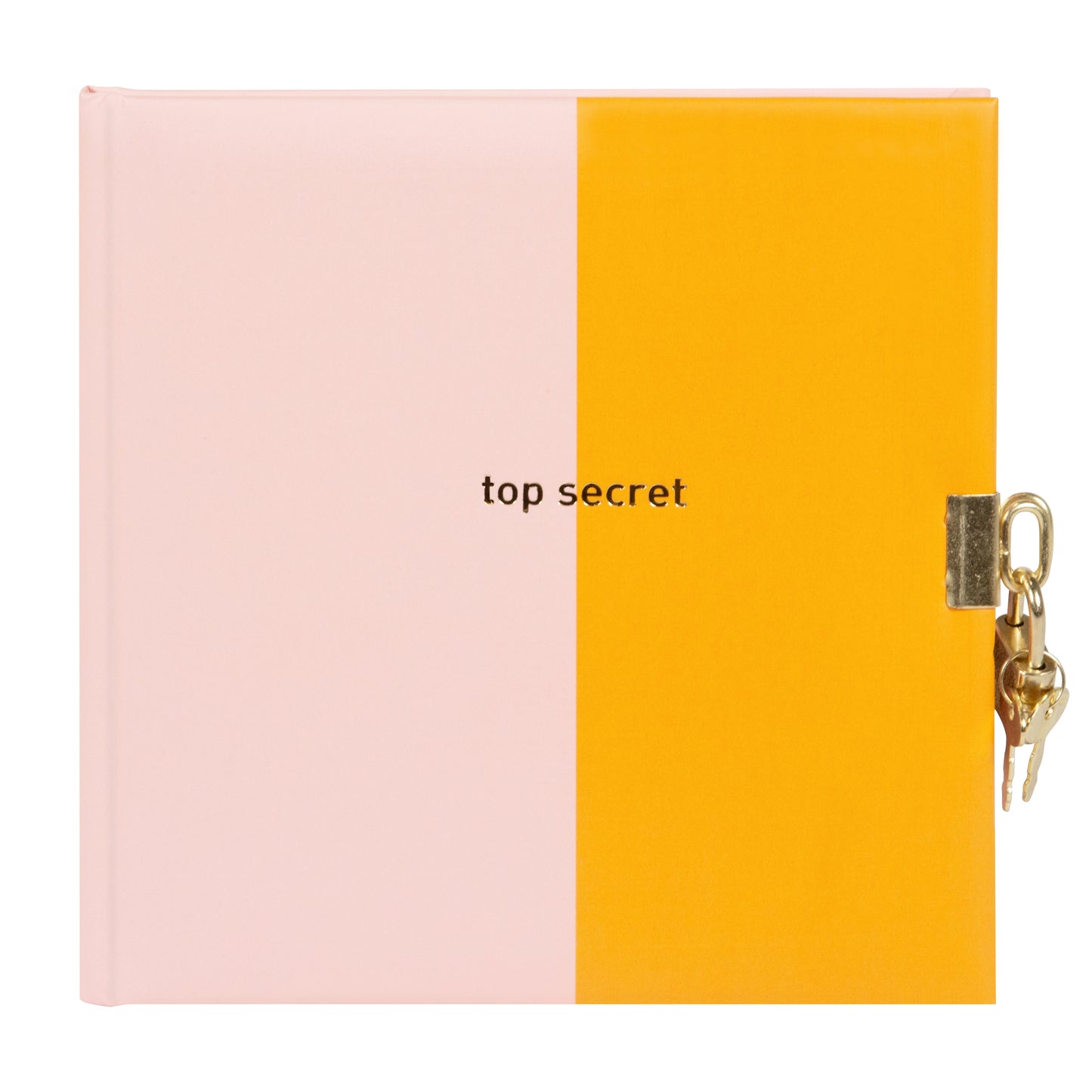 Diary Coloration Top Secret | 16.5 × 16.5 cm | 96 Pages | With Lock & Embossed Cover