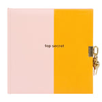 Coloration Top Secret Kilitli Günlük - 16,5×16,5 cm | 96 Sayfa | Kabartmalı Kapak