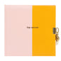 Diary Coloration Top Secret | 16.5 × 16.5 cm | 96 Pages | With Lock & Embossed Cover