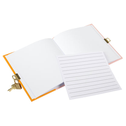 Diary Coloration Top Secret | 16.5 × 16.5 cm | 96 Pages | With Lock & Embossed Cover