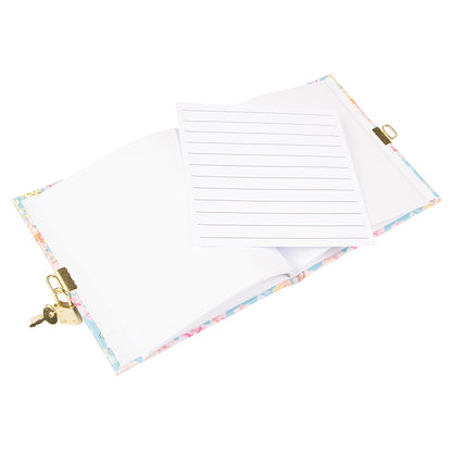 Forever Spring Günlük | 16,5 × 16,5 cm | 96 Sayfa | Kilitli Kabartmalı Kapak