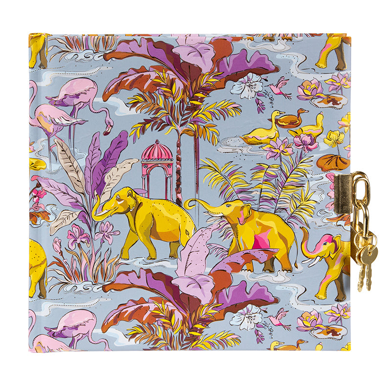 Insignia Günlük | 16,5 × 16,5 cm | 96 Sayfa | Kilitli Kabartmalı Kapak