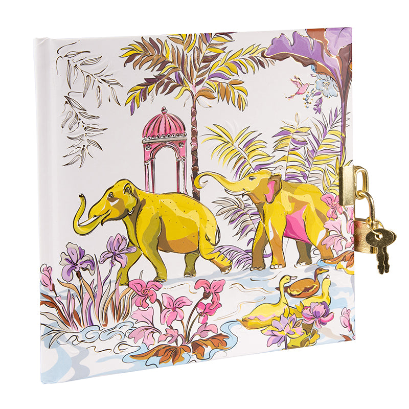 Diary Insignia | 16.5 × 16.5 cm | 96 Pages | With Lock & Embossed Cover