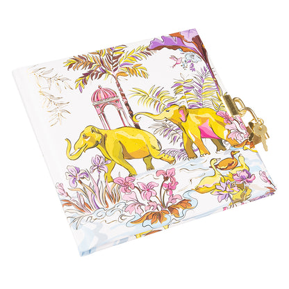 Diary Insignia | 16.5 × 16.5 cm | 96 Pages | With Lock & Embossed Cover