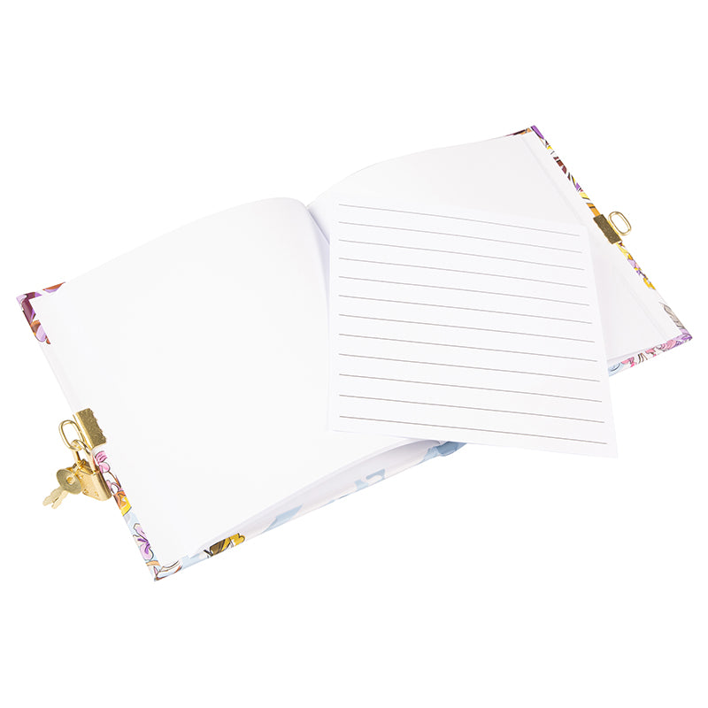 Diary Insignia | 16.5 × 16.5 cm | 96 Pages | With Lock & Embossed Cover