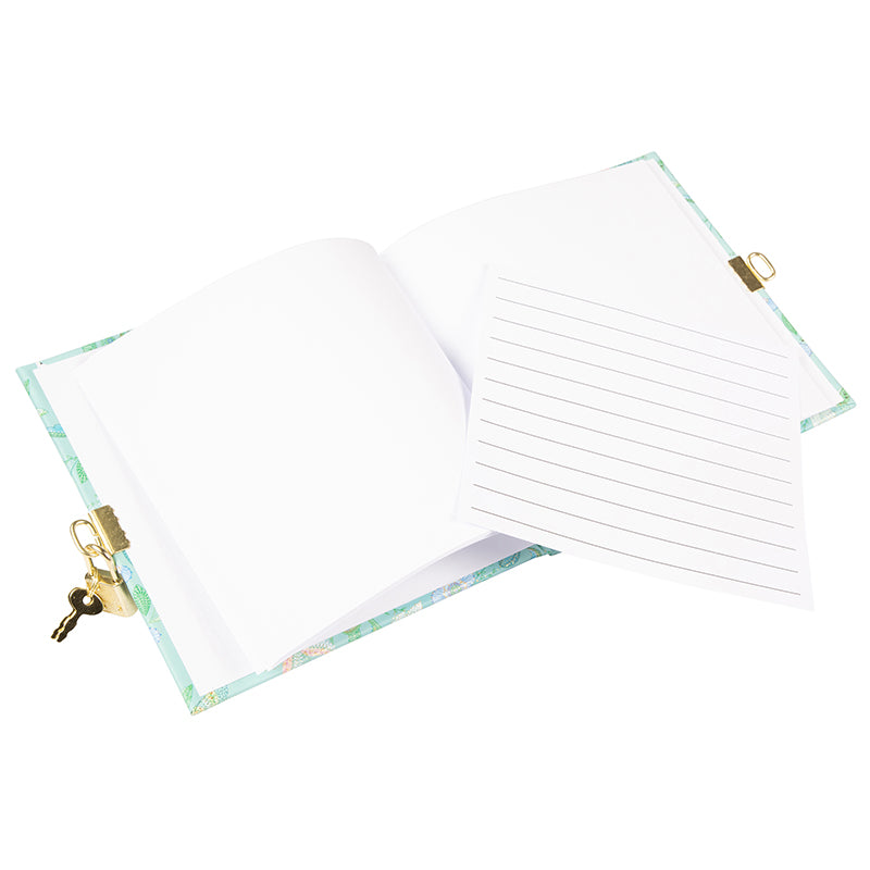 Nature’s Melody Günlük | 16,5 × 16,5 cm | 96 Sayfa | Kilitli Kabartmalı Kapak