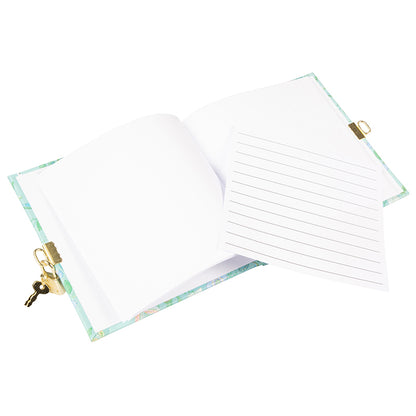 Nature’s Melody Günlük | 16,5 × 16,5 cm | 96 Sayfa | Kilitli Kabartmalı Kapak