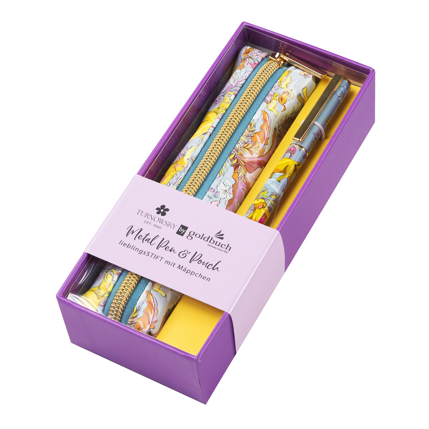 Goldbuch Insignia Pen & Pouch Set | Stationery Gift | Elegant Writing Set