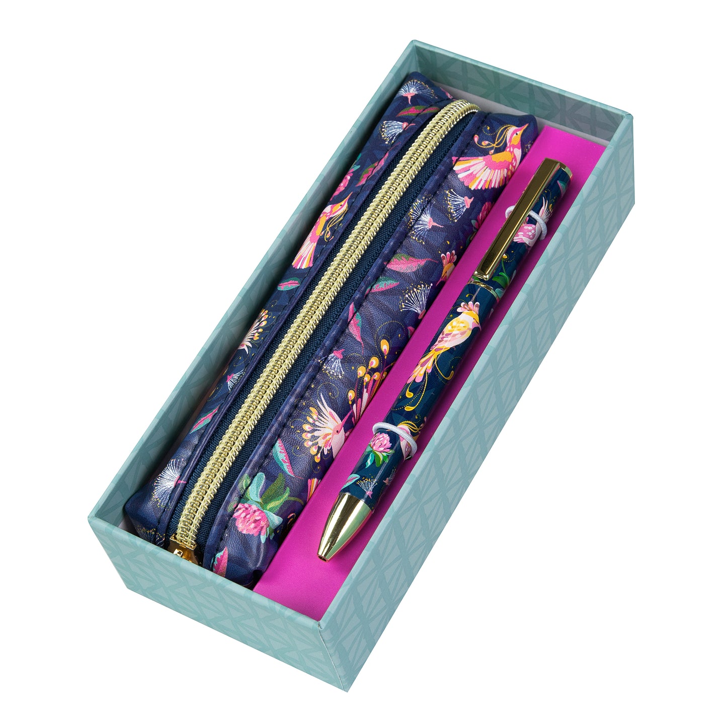 Goldbuch Tropical Pen & Pouch Set | Stationery Gift | Elegant Writing Set