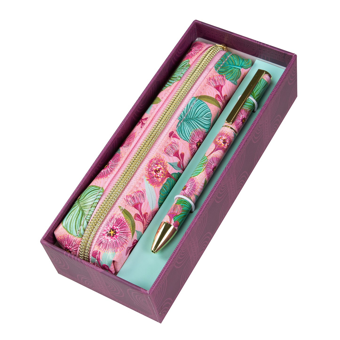 Goldbuch Tropical Birds Pen & Pouch Set | Stationery Gift | Elegant Writing Set