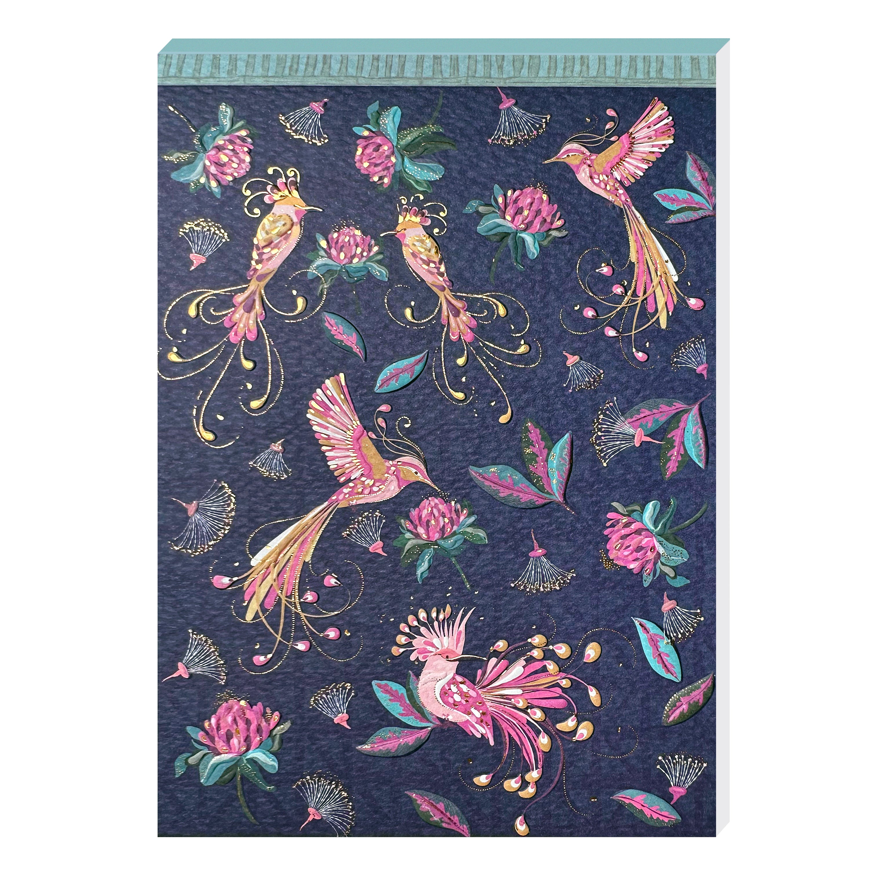 Dark Tropical A6 Noktalı Bloknot - 50 Sayfa | 110 g/m²