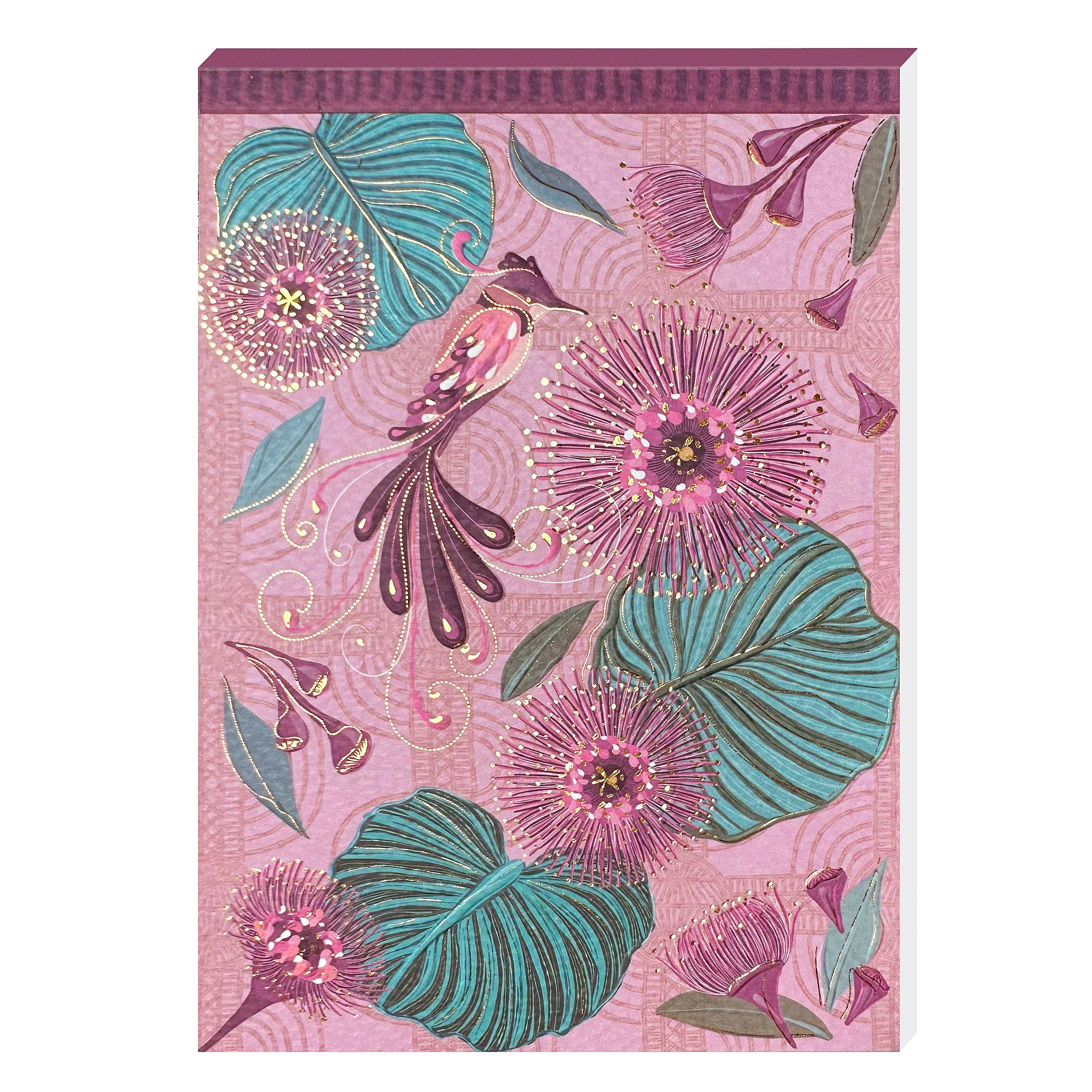 Pink Tropical A6 Noktalı Bloknot - 50 Sayfa | 110 g/m²