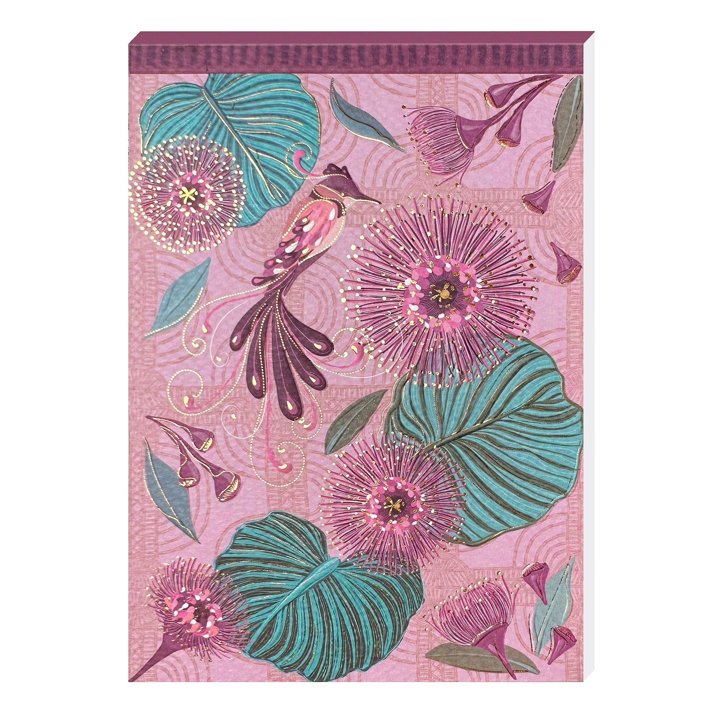 Goldbuch Pink Tropical A6 Dotted Notepad – 110 g/m², 50 pages