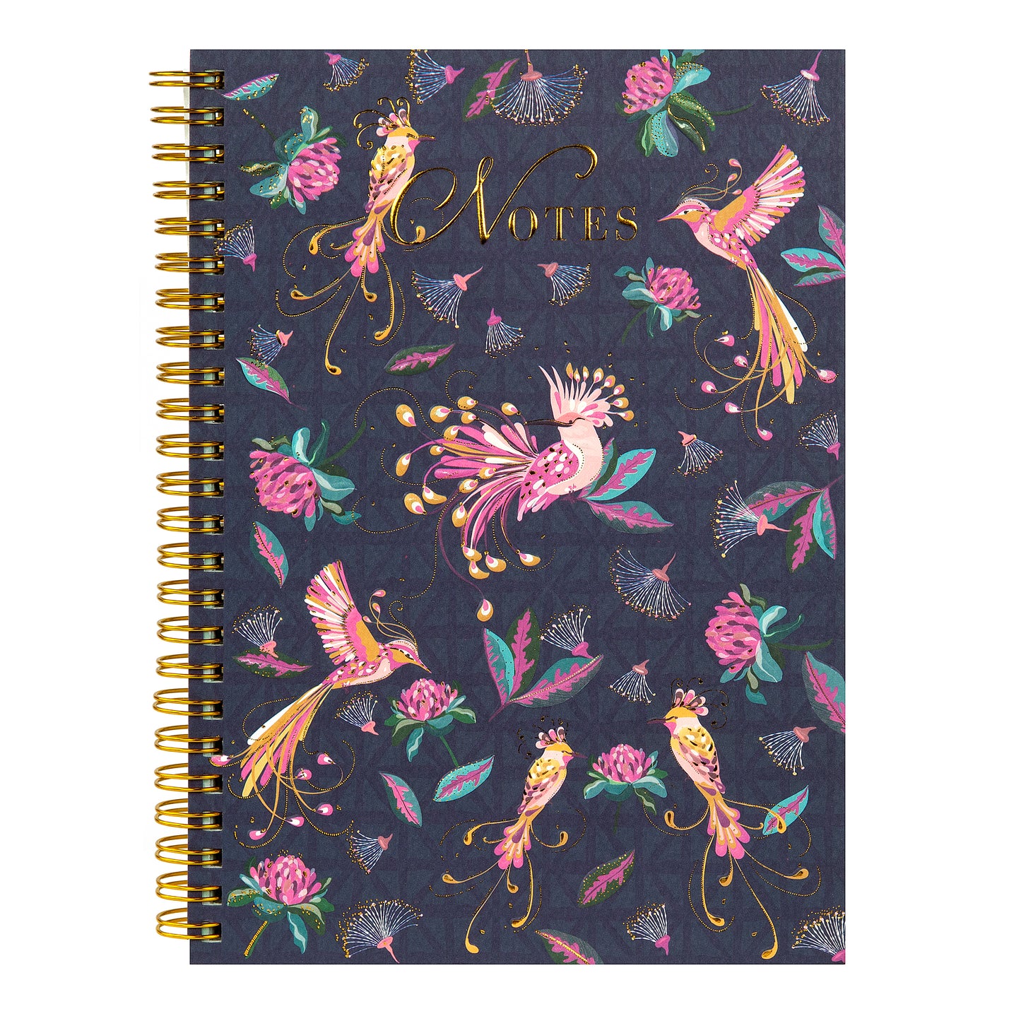 Goldbuch Tropical Spiral Lined Notebook A5 – 80 Pages 100gr