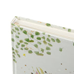 Flowery Bike A5 Not Defteri - 200 Sayfa | Gold/Silver Kabartmalı Kapak | 100 g/m²
