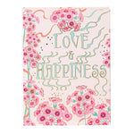 Love & Happiness A5 Not Defteri - 200 Sayfa | Gold/Silver Kabartmalı Kapak | 100 g/m²