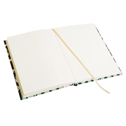 Goldbuch Hybrid Stripes A5 Notebook – 200 Pages, 100 gsm, Gold/Silver Embossed