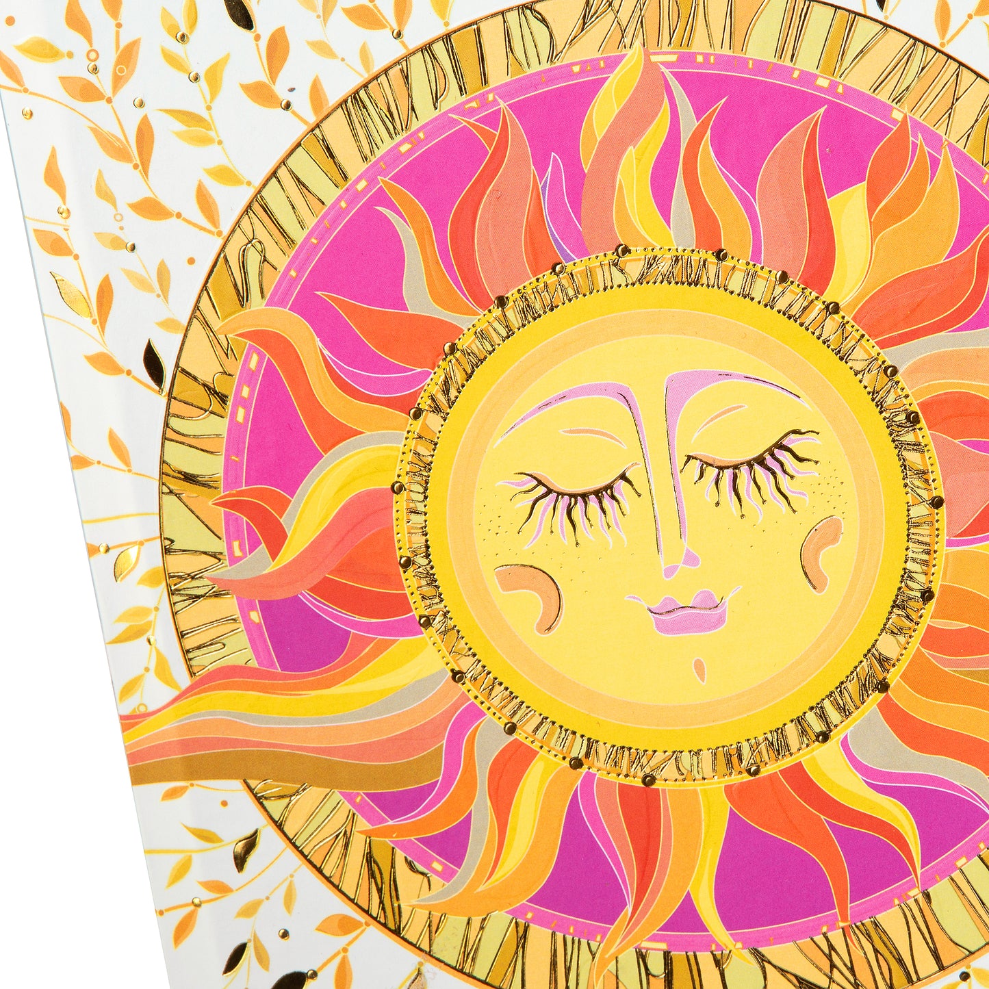 Goldbuch Resting Sun A5 Not Defteri – 200 Sayfa, 100 g/m², Gold/Silver Kabartmalı – Made in Germany