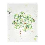 Lucky Clover A5 Not Defteri - 200 Sayfa | Gold/Silver Kabartmalı Kapak | 100 g/m²