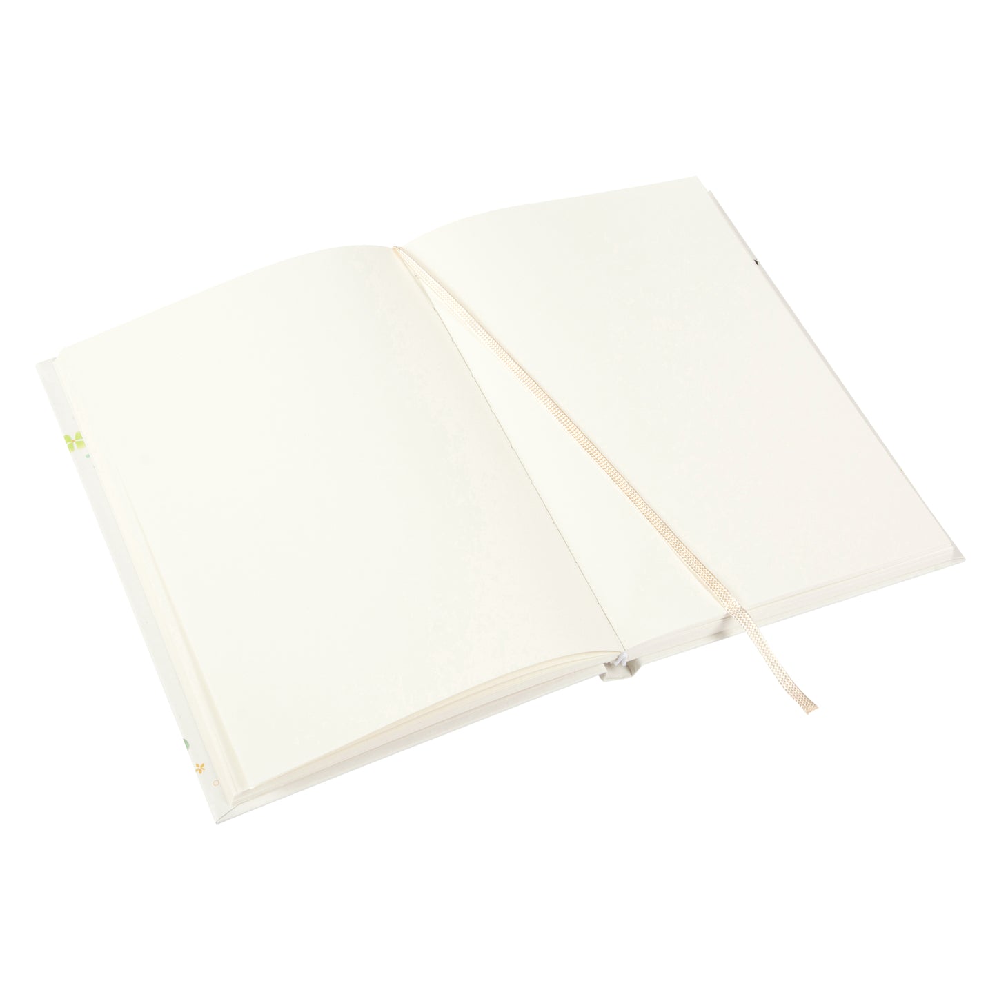 Goldbuch Lucky Clover A5 Notebook – 200 Pages, 100 gsm, Gold/Silver Embossed