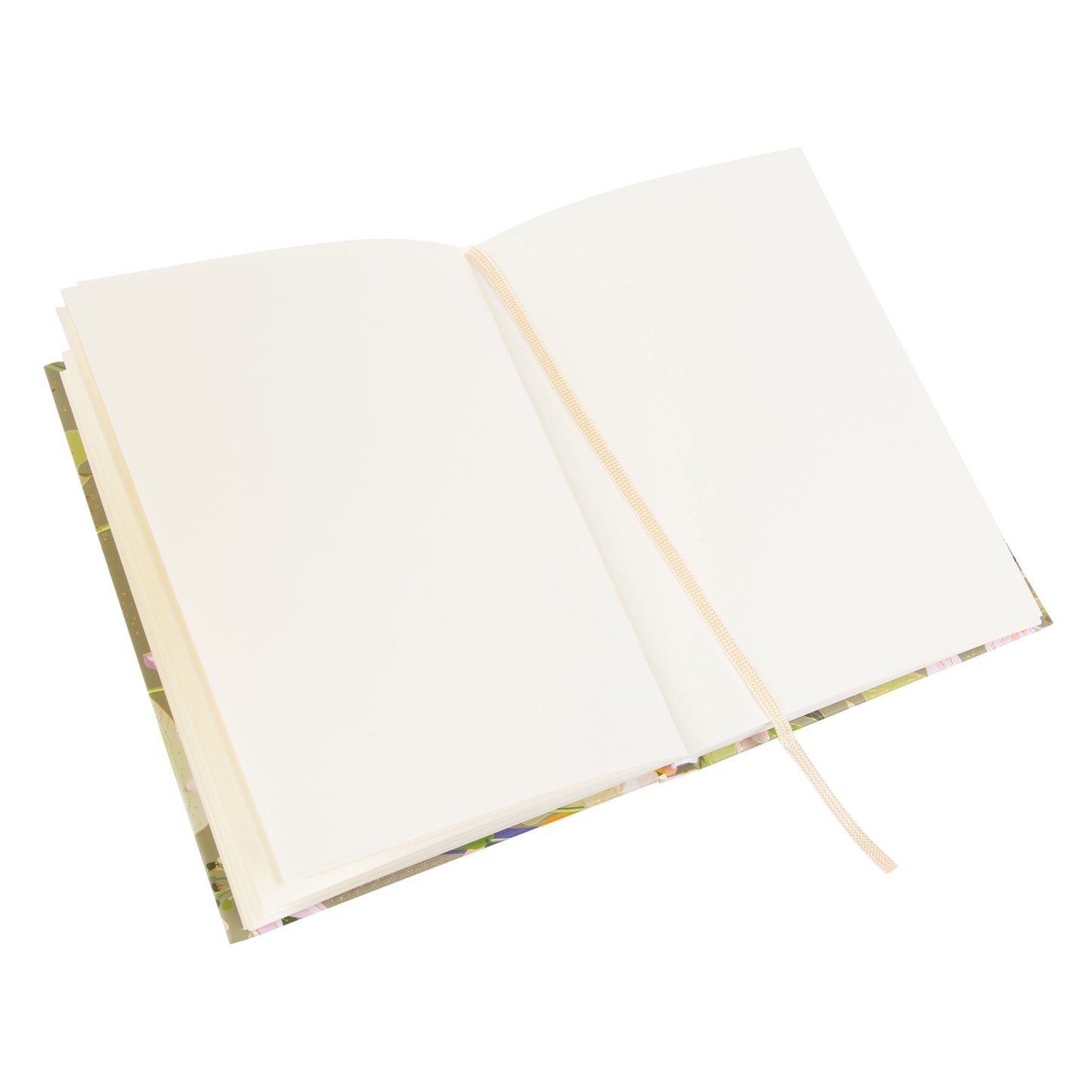 Goldbuch Royal Lilly A5 Notebook – 200 Pages, 100 gsm, Gold/Silver Embossed