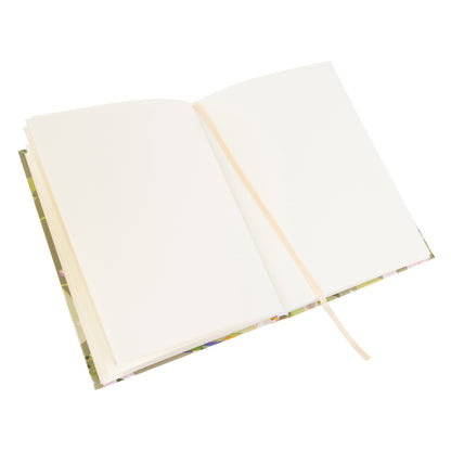Goldbuch Royal Lilly A5 Notebook – 200 Pages, 100 gsm, Gold/Silver Embossed
