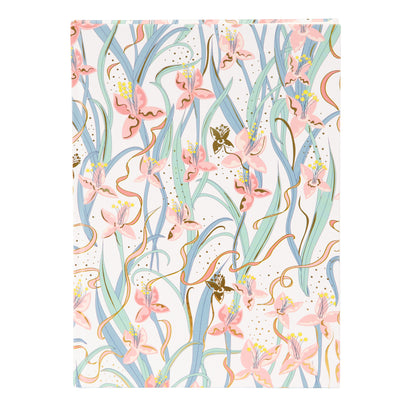 Goldbuch Garden Chic A5 Notebook – 200 Pages, 100 gsm, Gold/Silver Embossed