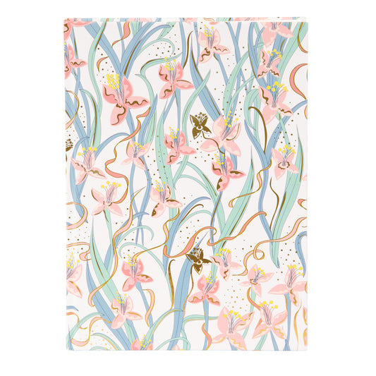 Goldbuch Garden Chic A5 Notebook – 200 Pages, 100 gsm, Gold/Silver Embossed