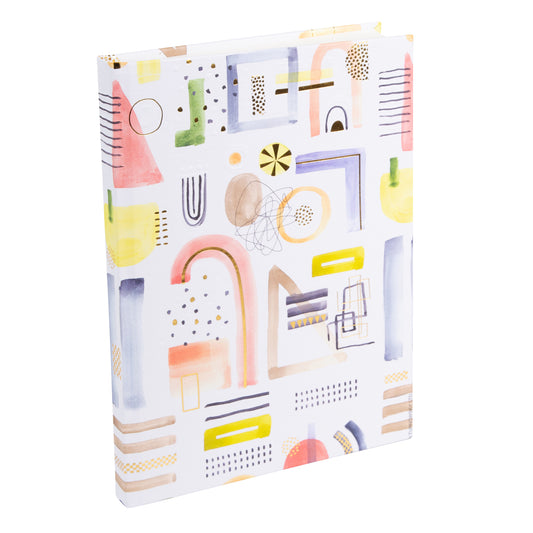 Goldbuch Free Flow A5 Notebook – 200 Pages, 100 gsm, Gold/Silver Embossed