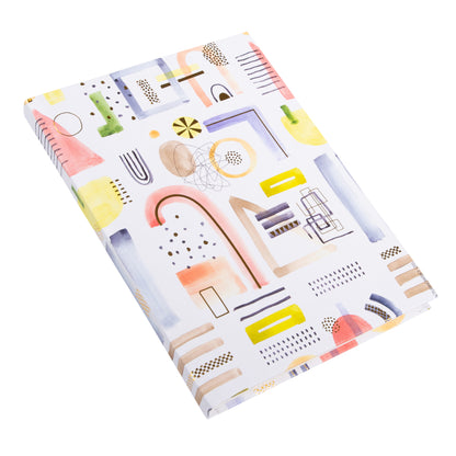 Goldbuch Free Flow A5 Notebook – 200 Pages, 100 gsm, Gold/Silver Embossed