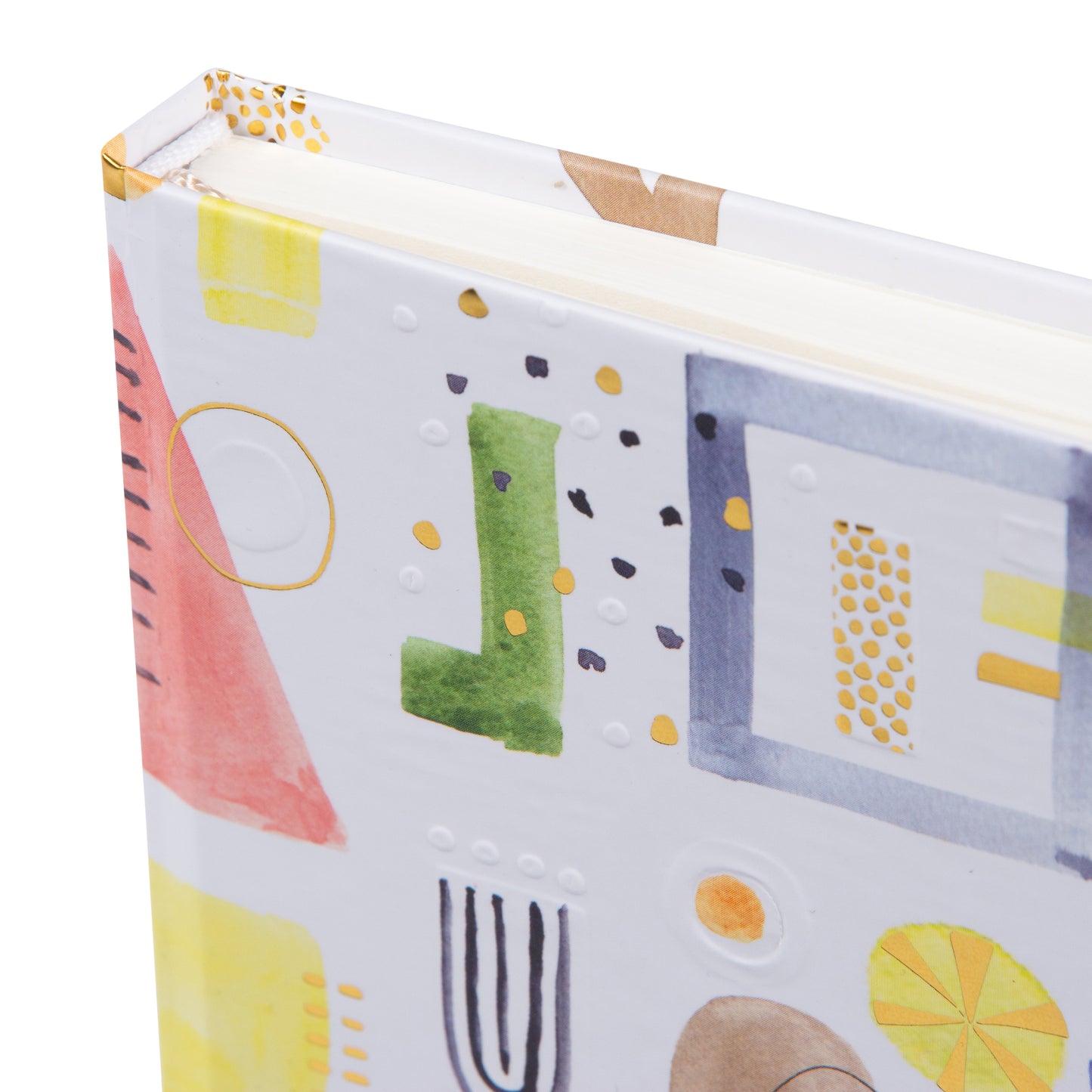 Goldbuch Free Flow A5 Notebook – 200 Pages, 100 gsm, Gold/Silver Embossed