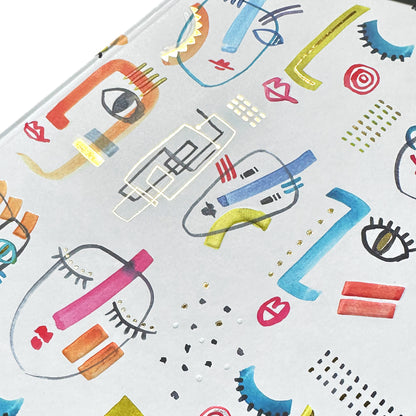 Goldbuch Aquarell Fantasies A5 Notebook – 200 Pages, 100 gsm, Gold/Silver Embossed