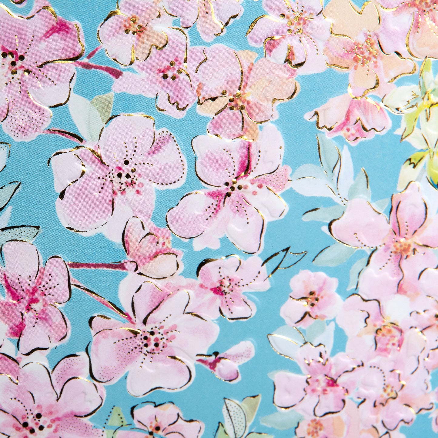 Goldbuch A5 Notebook Forever Spring – 200 Pages, 100 gsm Blank Gold Embossed Turnowsky Design